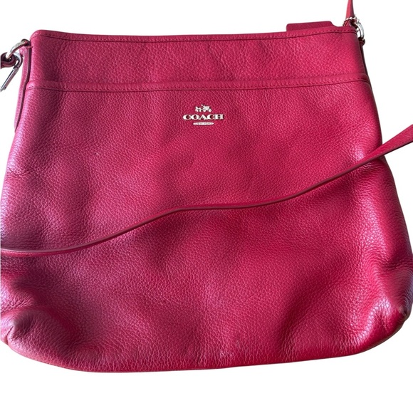 Coach Vibrant Red Crossbody Bag - Picture 1 of 7